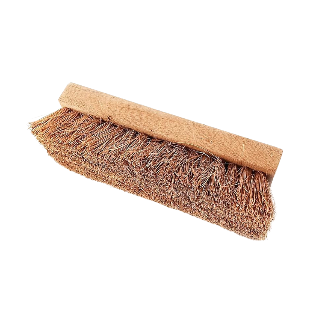 Palmera Value Coir Washing Brush (Neem Wood, Medium - 7 inch) (Pack of 2 )