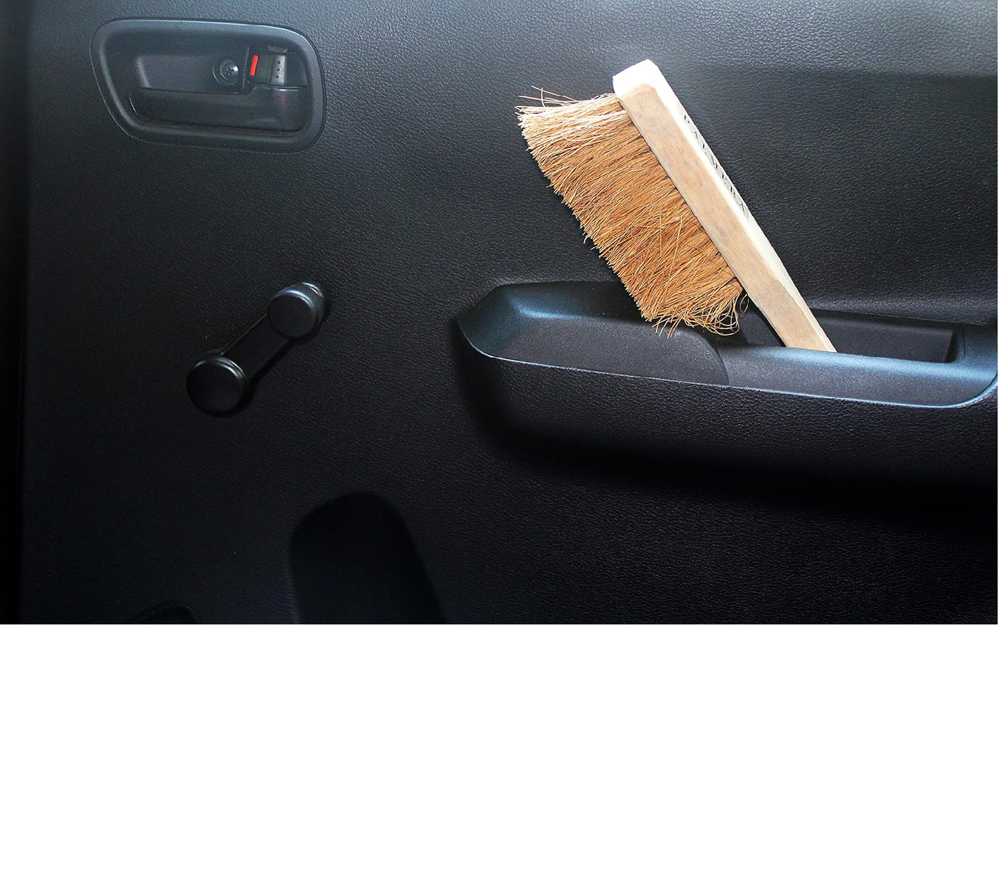 Palmera Coir Flat Banister Brush-500Gram, Pack of 3, Brown