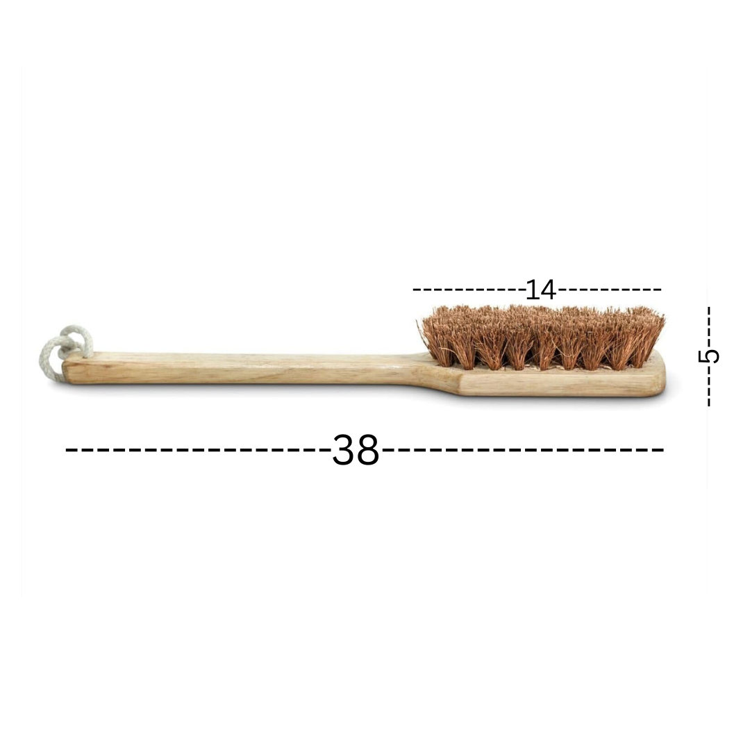 Palmera Coir Body Brush for Dry Brushing- Removes Dead Skin, Treats Cellulite & Stimulates Blood Flow (Pack of 1)
