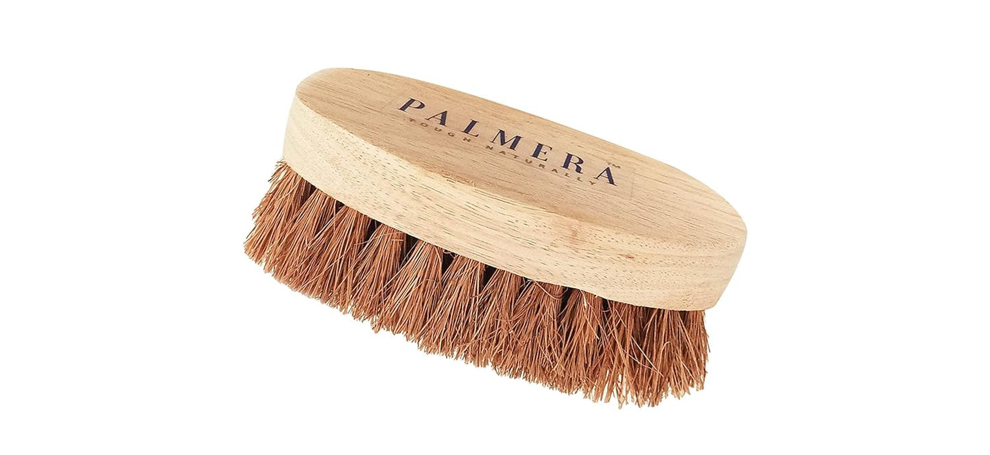 Palmera Oval Coir Brush - Wooden Handle and Coir Bristles