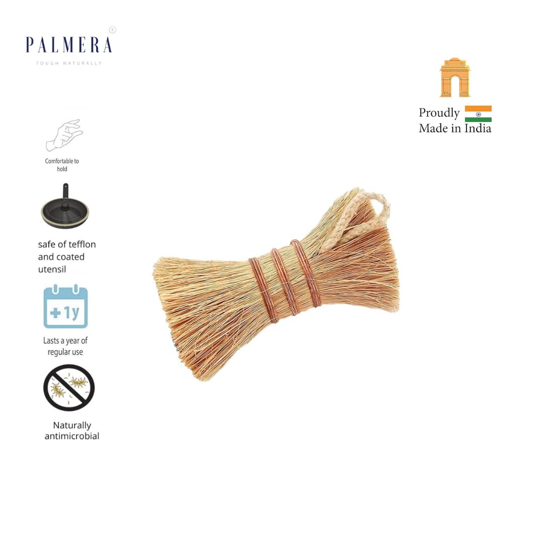 Palmera Kitchen Whiskers Coir Fiber Washing Brush - Pack of 2