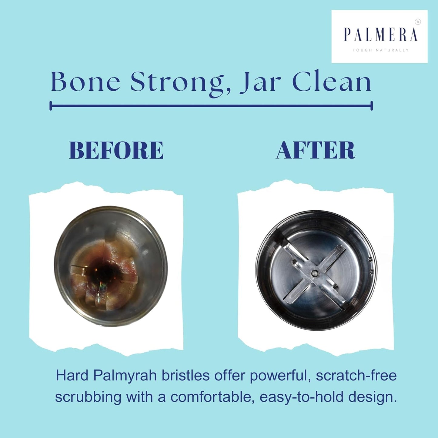 Palmera Bone Brush for Blender Jars