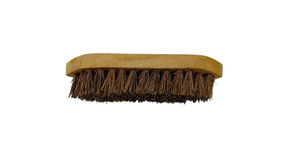Palmyrah Natural Brush | India Business International | For Cleaning Home, Bathroom Floors, Kitchen, Tiles, Big Utensils, Car Wheels | Heavy Duty Brush for Scrubbing | Brown, 165 gm, 22x6x5 cm, 1 Qty.