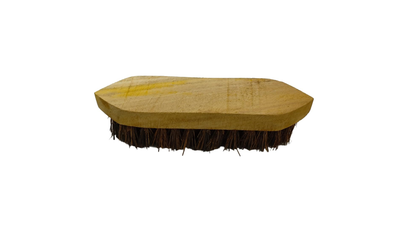 Palmyrah Natural Brush | India Business International | For Cleaning Home, Bathroom Floors, Kitchen, Tiles, Big Utensils, Car Wheels | Heavy Duty Brush for Scrubbing | Brown, 165 gm, 22x6x5 cm, 1 Qty.