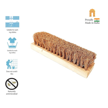 Palmera Premium Coir Lint Brush (Large, Brown) (Pack of 1)