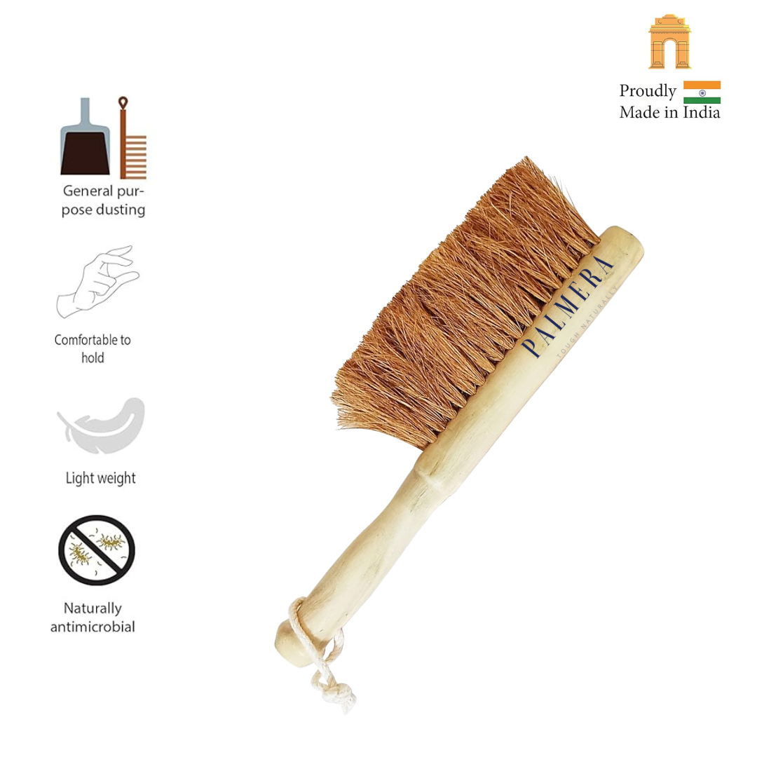 Palmera Premium Coir Meduim Size Banister (38cm, Brown) (Pack of 2)