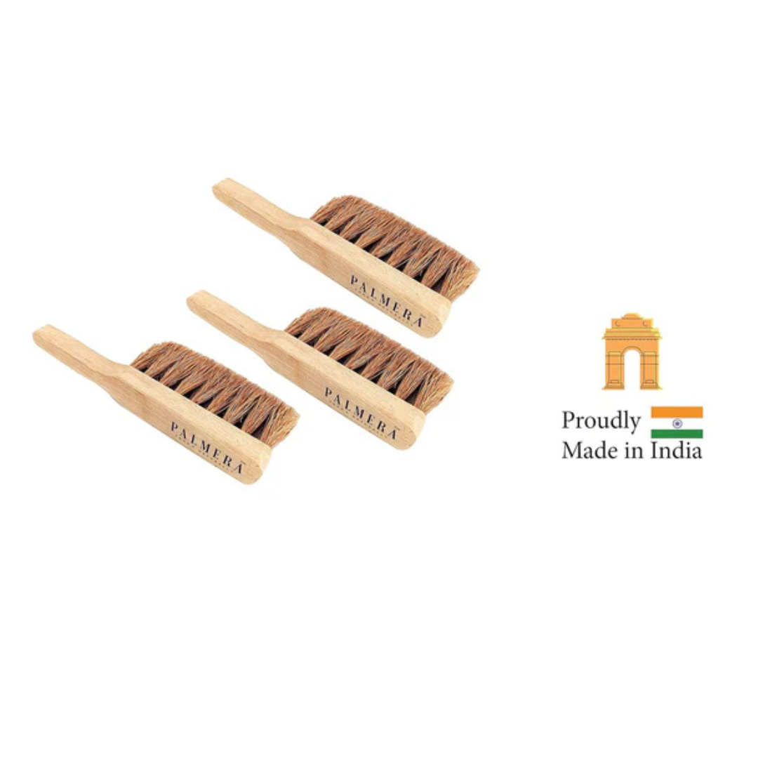 Palmera Coir Flat Banister Brush-500Gram, Pack of 3, Brown