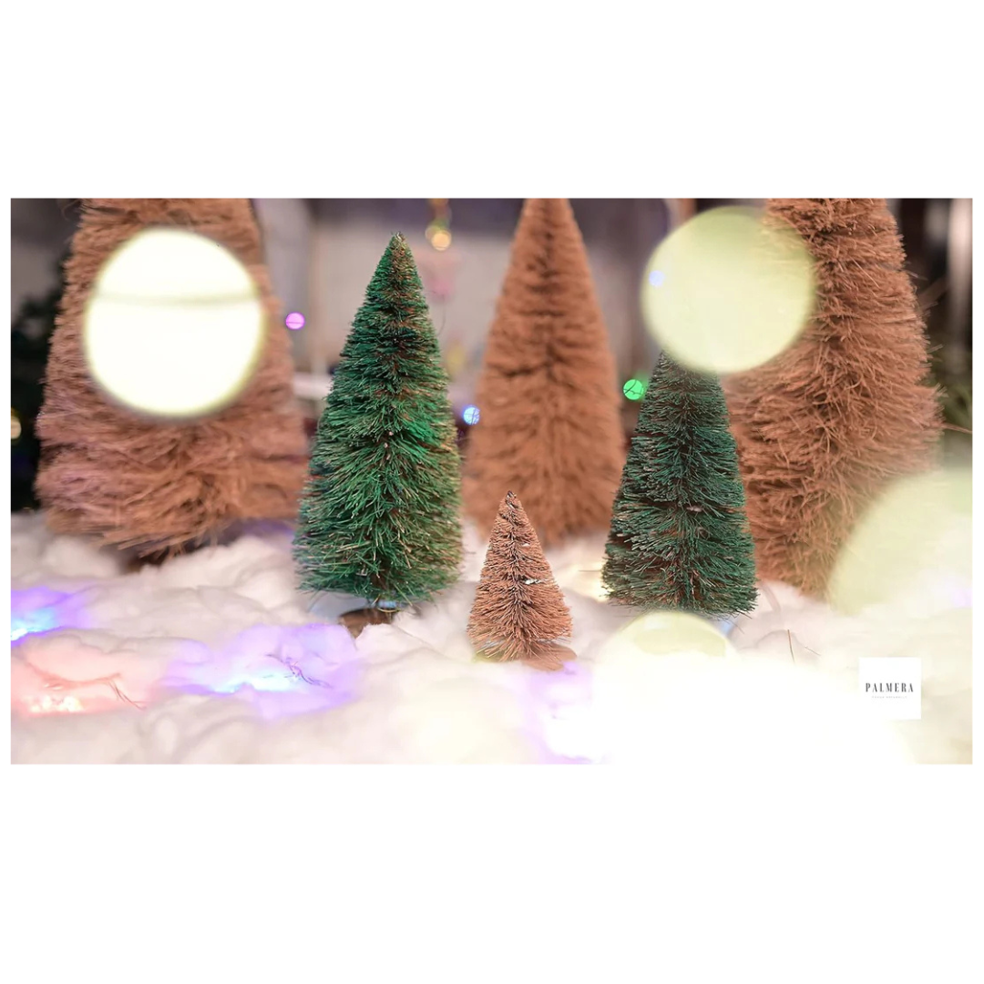Palmera Natural Coir Christmas Tree for Seasonal Decorations on Crib(Pack of 1, Height 38cm)