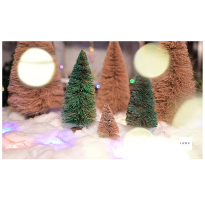 Palmera Natural Coir Christmas Tree for Seasonal Decorations on Crib(Pack of 1, Height 38cm)