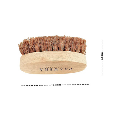 Palmera Oval Coir Brush (Pack of 3) - Wooden Handle and Palmera Bristles - Suitable for Heavy scrubbing