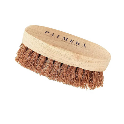Palmera Oval Coir Brush (Pack of 3) - Wooden Handle and Palmera Bristles - Suitable for Heavy scrubbing