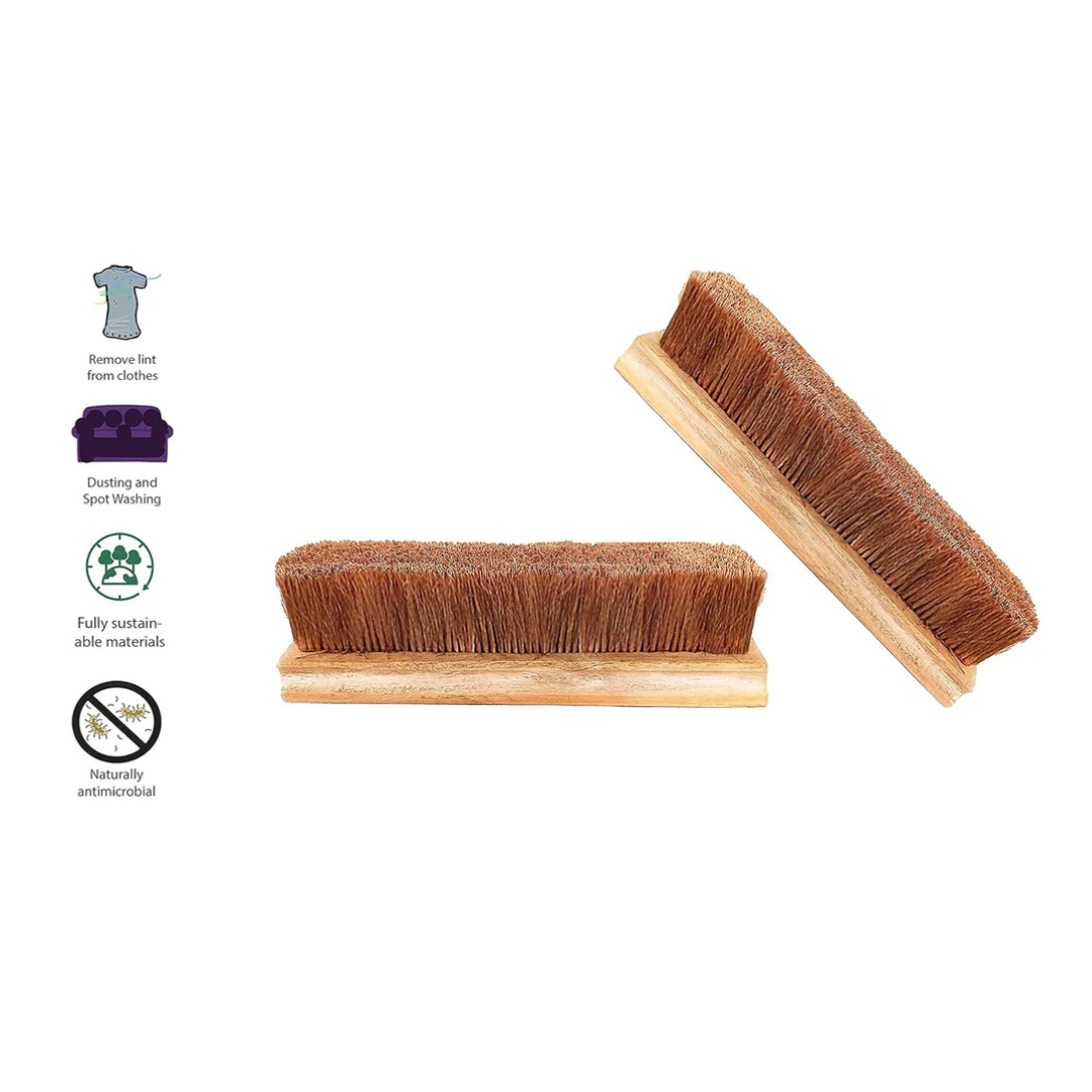 Palmera Premium Coir Lint Brush (Large, Brown) (Pack of 2)