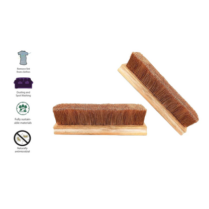 Palmera Premium Coir Lint Brush (Large, Brown) (Pack of 2)