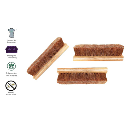Palmera Premium Coir Lint Brush (Large, Brown) (Pack of 3)