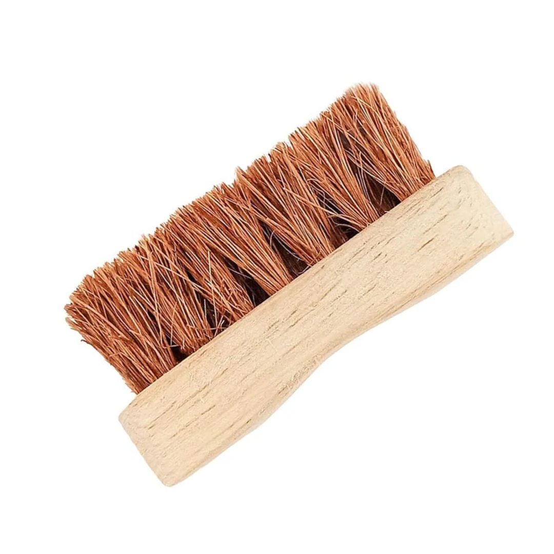 Palmera Soft Coir Bristles Pedicure and Manicure Wood Brush (9cm, Brown) (Pack of 1)