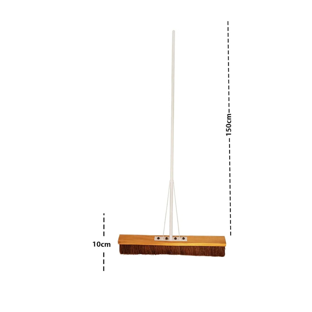 Palmera Wood Hard Floor 3 Feet Outdoor Push Broom, Pack of 1