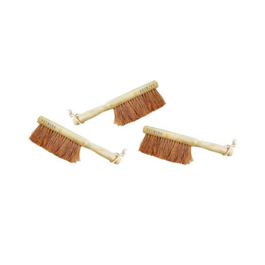 Palmera Classic Banister Coir Dusting Brush (M) (38cm, Brown) (Pack of 3)