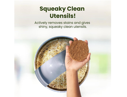 Palmera Natural Coir Utensil Washing Scrub (Pack of 5)