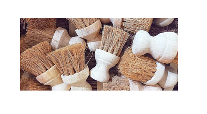 Palmera Premium Natural Coir Sink Brush | CoirPro Technology | Sustainable | Soft Bristles | for Cleaning, Pans, Pots and Kitchen Sink | 1 Year Warranty| Natural Brown | Pack of 1